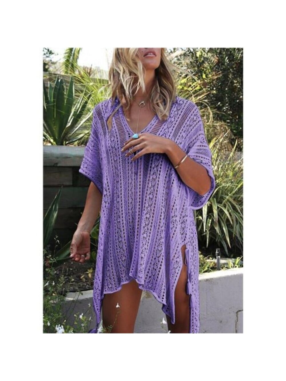Women's Summer Swimsuit Bikini 2023 Beach Swimwear Crochet Cover up - Picture 4 of 4